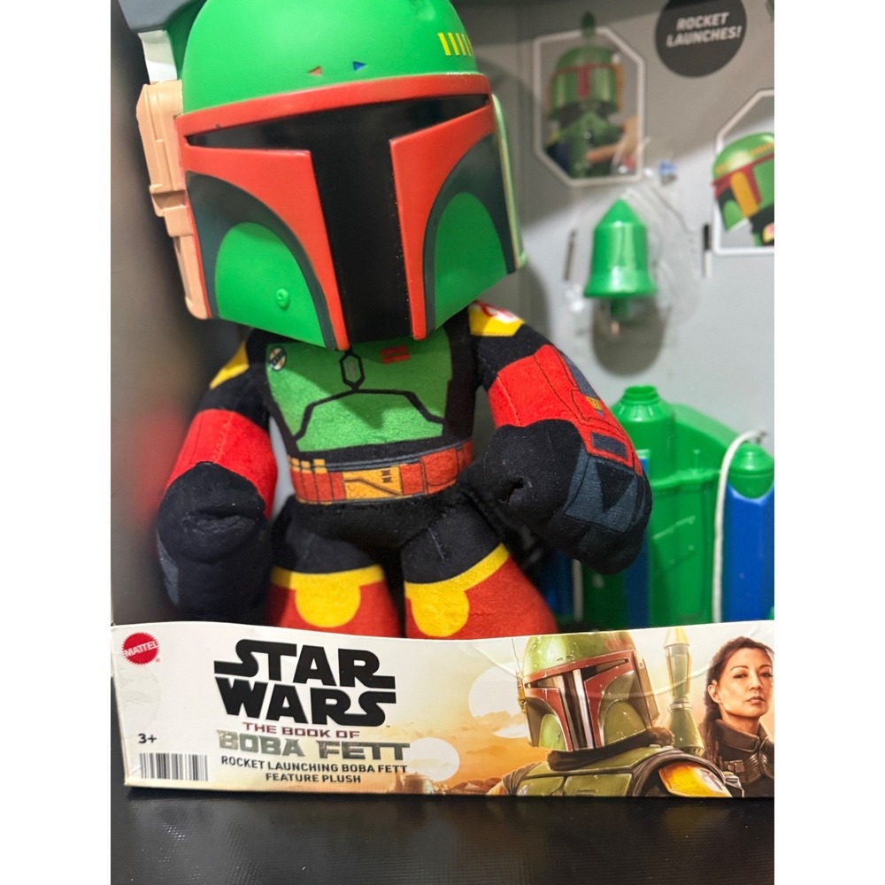 Star Wars The Book of Boba Fett Rocket Launching Feature‎ Plush Mattel Toy